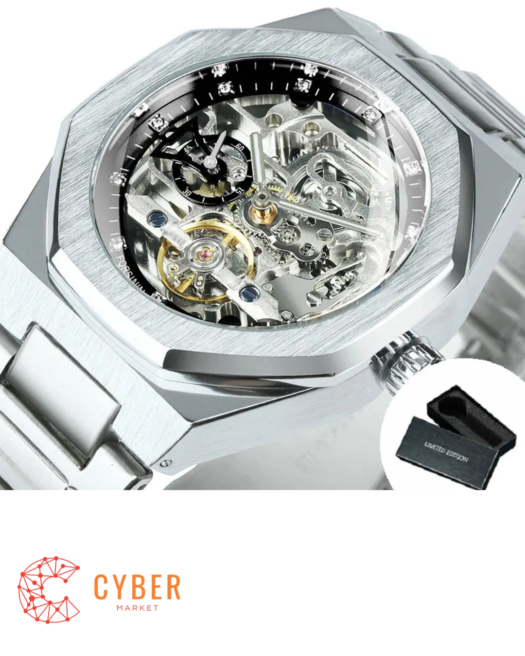 Reloj automático para hombre