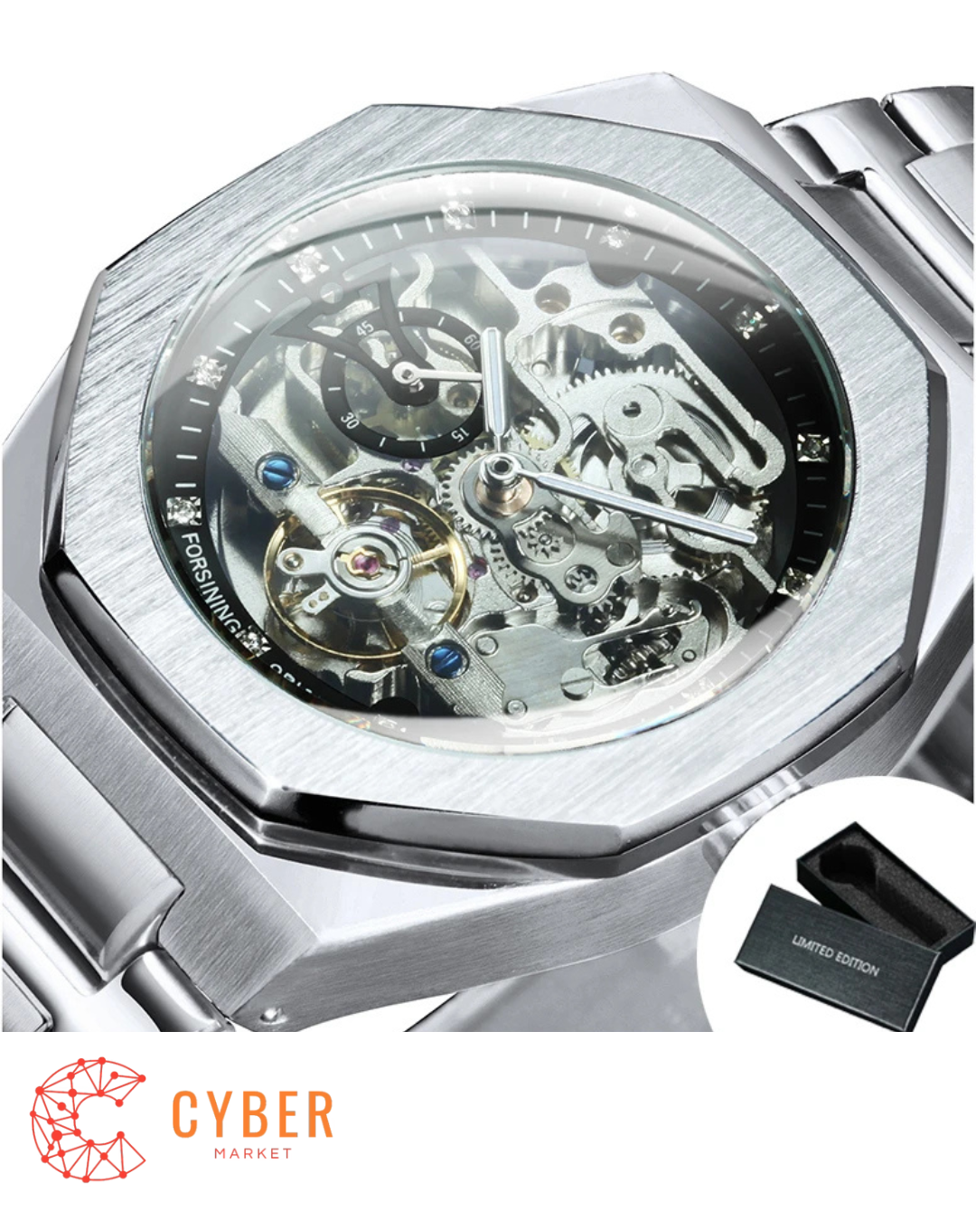 Reloj automático para hombre